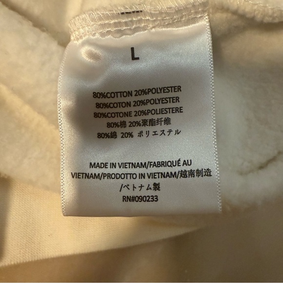 Fear of God ESSENTIALS men’s Cloud Dancer large Hoodie - Picture 6 of 13